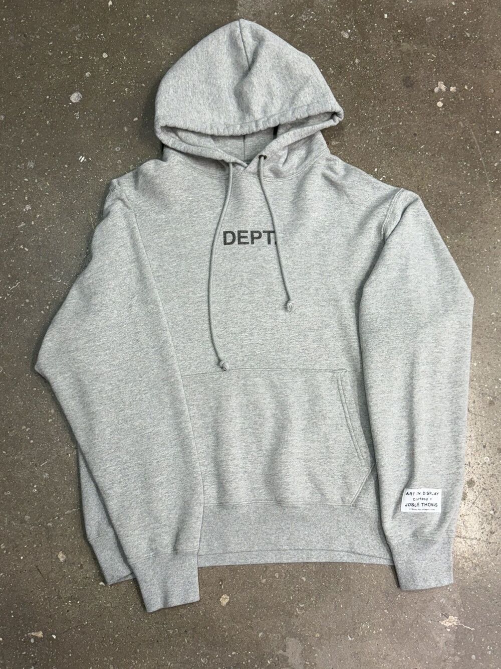 Gallery Dept. Logo Grey Pullover Hoodie